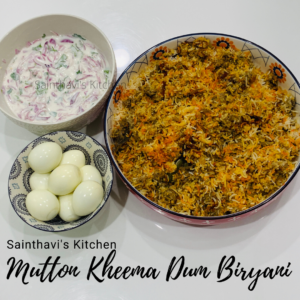 Mutton Kheema Dum Biryani